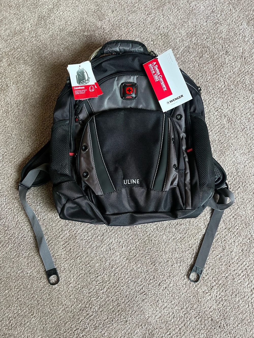 Wenger Synergy Pro 16" Black Laptop Backpack